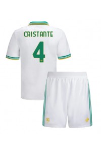 AS Roma Bryan Cristante #4 Jalkapallovaatteet Lasten Kolmas peliasu 2025-26 Lyhythihainen (+ Lyhyet housut)